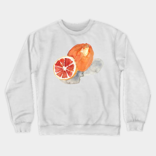 orange Crewneck Sweatshirt by OMARMAH